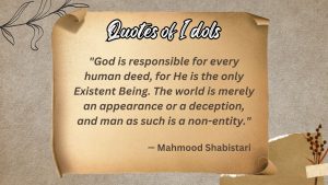 Mahmood Shabistari Quotes