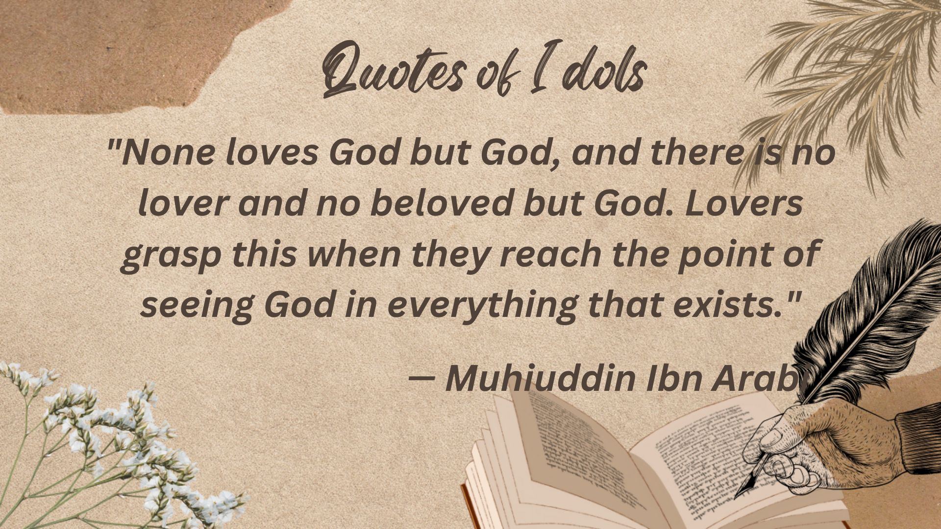 Muhiuddin Ibn Arabi Quotes