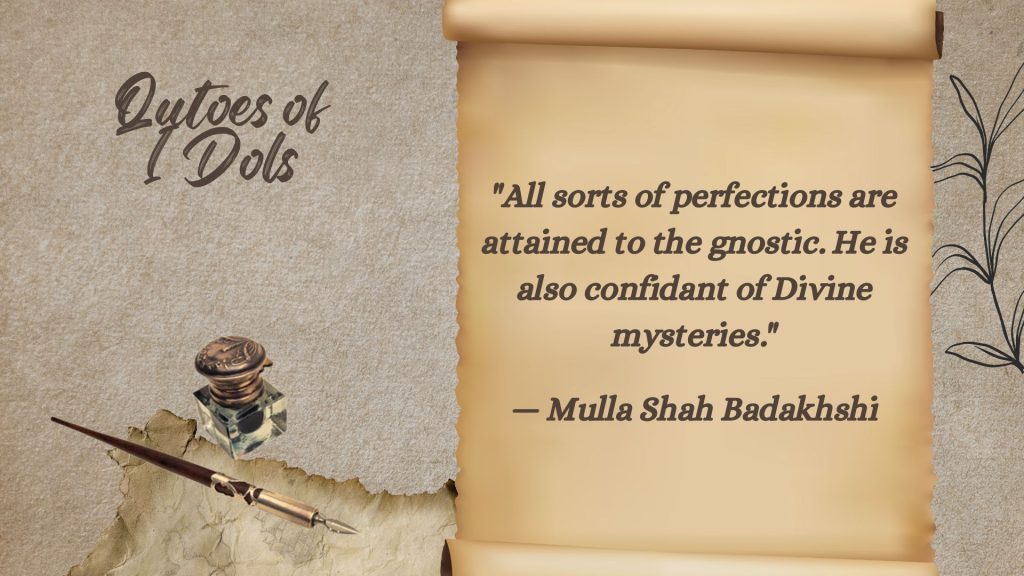 All Time Famous Quotes of Mulla Shah Badakhshi