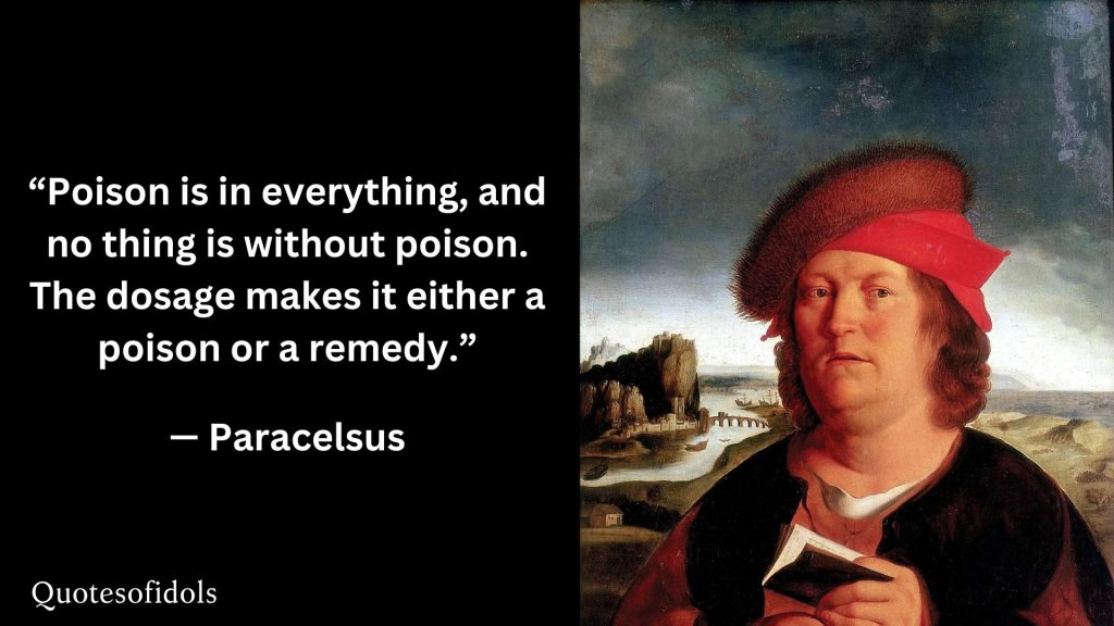 All Time Famous Quotes of Paracelsus