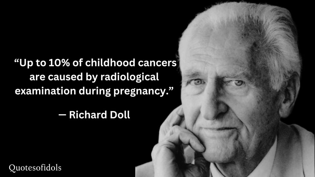 All Time Famous Quotes of  Richard Doll