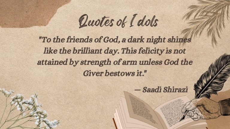 All Time Famous Quotes of Saadi Shirazi