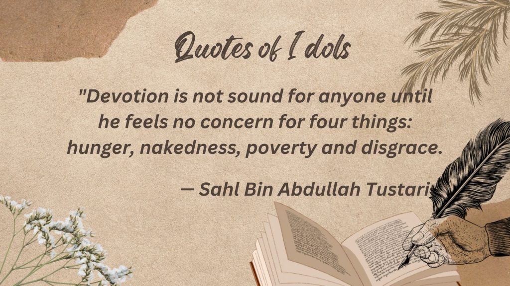 All Time Famous Quotes of Sahl Bin Abdullah Tustari