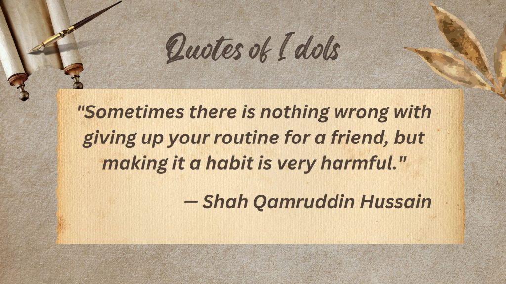 All Time Famous Quotes of Shah Qamruddin Hussain