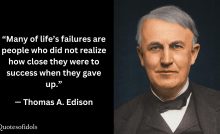 Thomas A. Edison Quotes