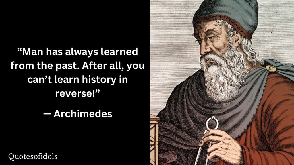 All Time Famous Quotes of Archimedes