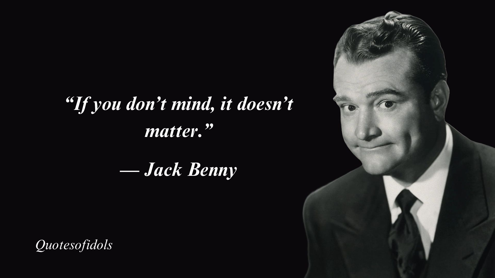 Jack Benny Quotes