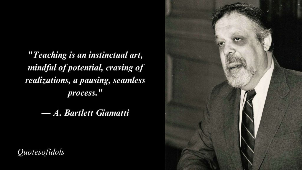 All Time Most Famous Quotes By A. Bartlett Giamatti